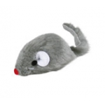 Игрушка для кошек Мышь с пищалкой серая Трикси \код 4199\